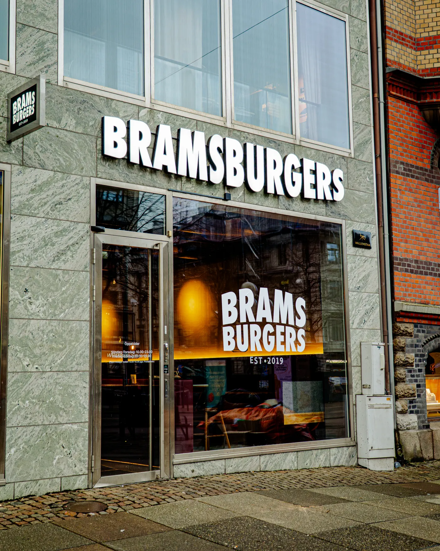 Brams Burgers — smashburger en Estocolmo