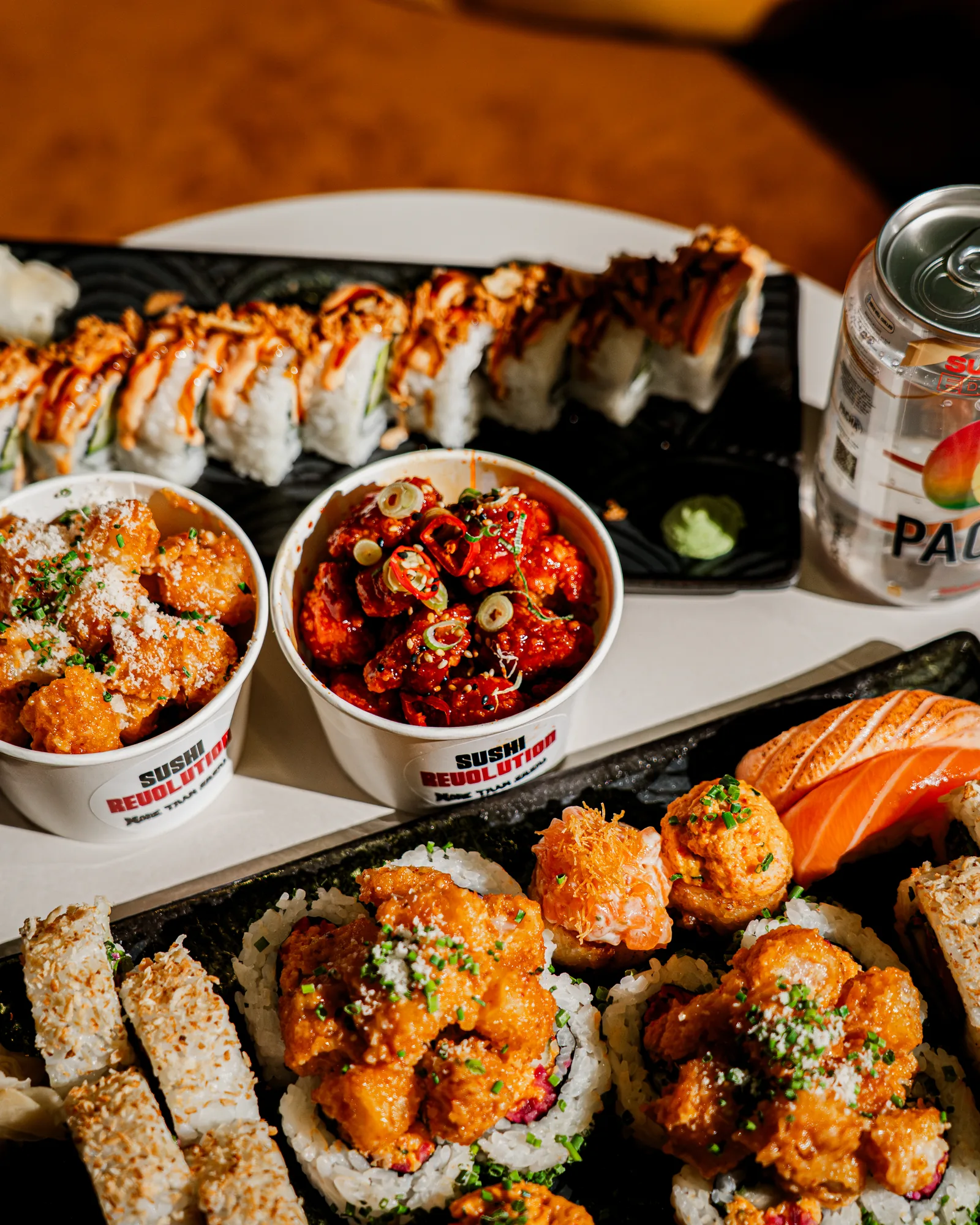 Sushi Revolution — producción en el local