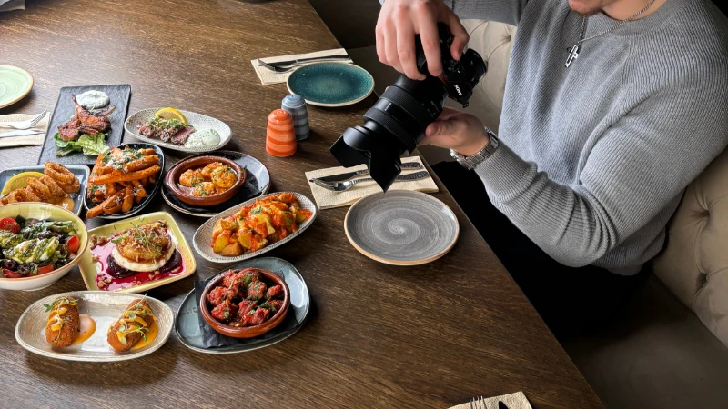 Fotografía de menú